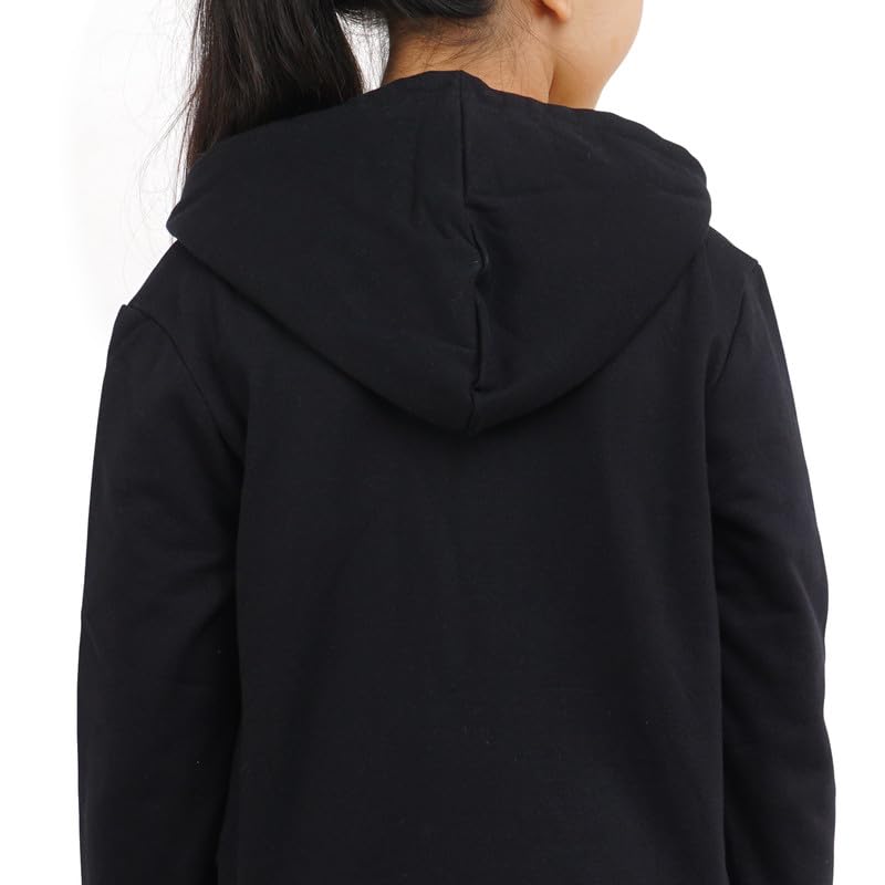 Image of Real Basics Girls Cotton Hooded Sweatshirt (Pack of 1)
