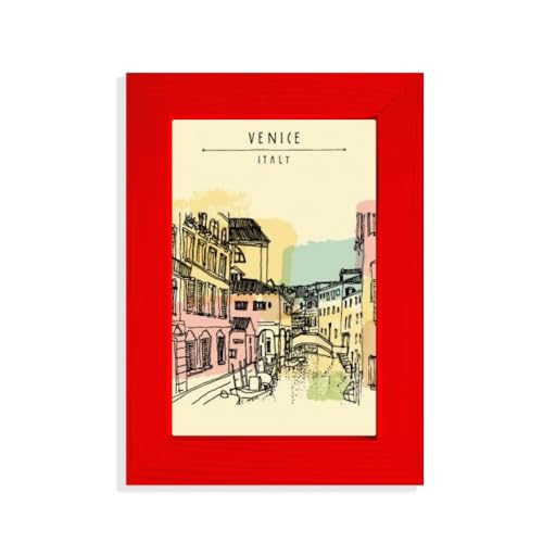 Marco de fotos de Italia Venecia con diseño de monumento de referencia