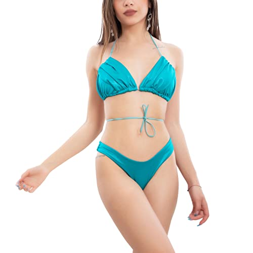 Bikini femme triangle Brésiliana confortable contre marques bronzage