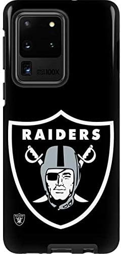 Skinit Pro Phone Case Compatible with Galaxy S20 Ultra 5G - Officially Licensed NFL Las Vegas Raiders Large Logo Design