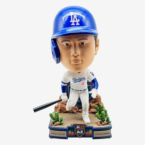 Shohei Ohtani Los Angeles Dodgers 2024 White Spring Training Jersey Cactus League Bighead Bobblehead MLB