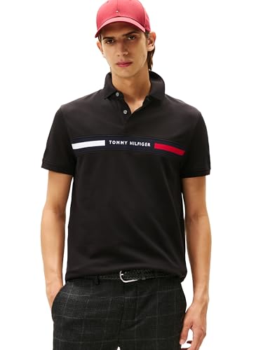 Image of Tommy Hilfiger Men's Short Sleeve Casual Polo Shirts in Regular Fit with Chest Logo Designs