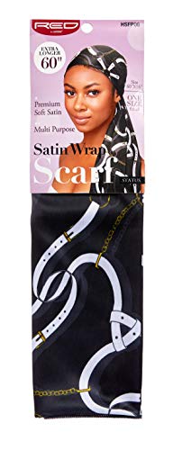 Red by Kiss Silky Satin Wrap Scarf Premium Blended Silk, Multi Purpose4