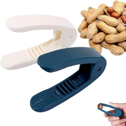 2 Pcs Peanut Sheller Opener, Manual Nutcracker Sunflower Seed Peeler Nut Cracker for Pecan Chestnut Walnut Melon Seed Cover