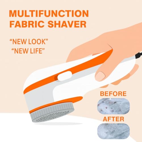 Image of NOVA Lint Remover for Clothes Electric Lint Remover Lint Roller Fabric Cleaner for Woolen Clothes RUA Remover Machine Fabric Shaver White (2 Years Warranty)