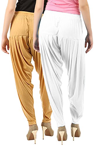 Image of Buy That Trendz Women's Relaxed Fit Viscose Dhoti Patiyala Salwar Harem Bottom Pants