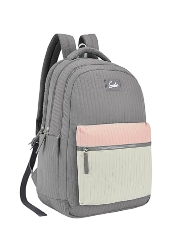Image of Genie 19 inch Laptop Backpack for Women & Girls | Spacious Office, College & Travel Bag | Water Resistant, Multi-Compartment with Padded Laptop Sleeve
