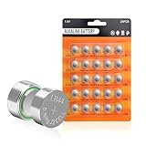 kunying AG13 LR44 Batteries (25-Pack) - Long-Lasting 1.5V LR44 Alkaline Battery for Watches, Toys, |AG13/A76/357/L1154F/SR44 Equivalent | Leak-Proof Design & Mercury-Free