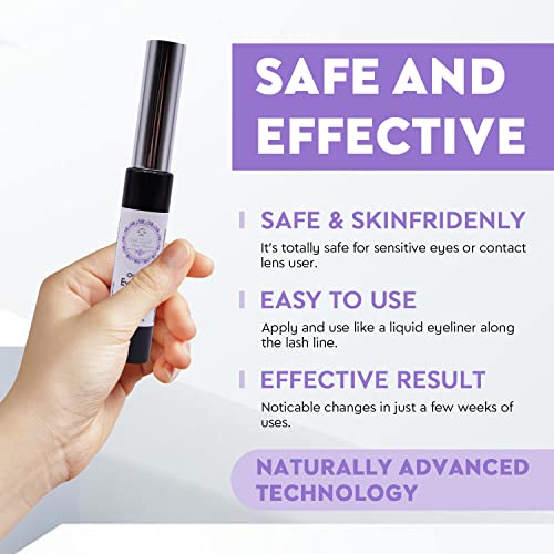 Laveda Premium Eyelash Growth Serum - Eyelash Serum To Grow Lashes And Brows - Boosts Natural Lash Growth For Thicker, Fuller Lashes And Eyebrows - Oil Free - 0.30 Fl Oz #TOP5