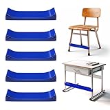 WNSIRVY 25 Stück Stuhlzappelbänder für Kinder mit ADHS - Sensorische ADHS Hilfsmittel zur Förderung der Konzentration & Reduzierung von Unruhe bei ADHS, Autismus - Für Schule & Zuhause (Blau)