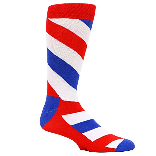 TipTop Men's Barber Crew Socks S/M 6-92