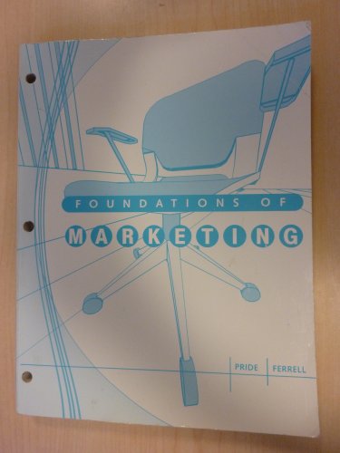 Foundations of Marketing, Custom Publication 0618545026 Book Cover