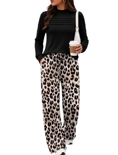 WIHOLL Two Piece Set for Women Fall Outfits 2026 Travel Airport Vacation