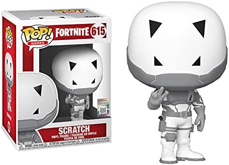 Amazon Com White Ball Compatible With Fortnite Scratch Pop Figure Bundled With Uni Llama Bash Trading Cards Hero Pack 3 Items Wall Up Toys Games