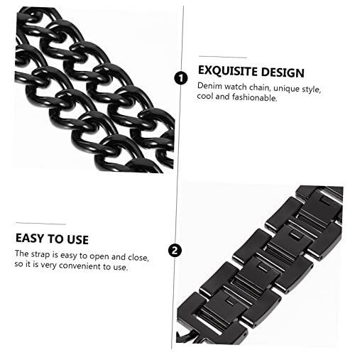 ARTIBETTER 2pcs Strap S3 Stainless Steel Linked List Alloy4