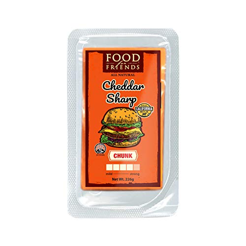 Food for Friends Cheddar Sharp Chunk 226g - Chilled
