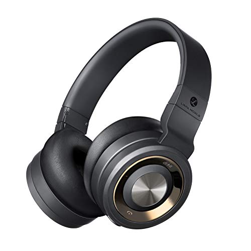 LINPA Bluetooth Headphones Over Ear (Black)