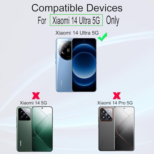 Image of Ibywind For Xiaomi 14 Ultra 5G 6.73 inch,2 Pack Screen Protector, Flexible TPU Film,With 1Pc Camera Lens Protector,1Pc Back Film[Bubble Free][Easy Installation][HD Clear][Self-Healing]