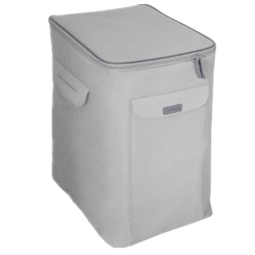 ORDINETT® Grey Hamper Pop Up Multi-Purpose Laundry/Toys/Storage transporting food and drink for picnics