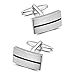 Produktbild Mr.Van Manschettenknöpfe Herren, Klassisch Schwarz Streifen Cufflinks für Festival Geburtstag Weihnachten Geschenk Tanzparty (Metall)