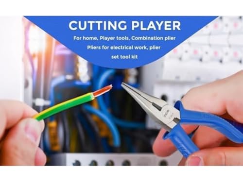 Image of Pack of 5, 1 pcs. Combination Plier 200mm, 1 pcs Wire Stripper 130mm, 1 pcs LIne Tester, 1 pcs Nose Plier, 1 pcs. 2in1 screwdriver, Cutting Plier For Home usesNPSS -10