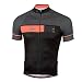 Produktbild Eltin E6580_L Maillot, Unisex Erwachsene, Schwarz/Anthrazit/Blau/Rot Fluor, L