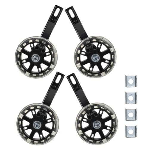 Set de Ruedas de Entrenamiento Abaodam para Bicicleta, Estabilizadores Resistentes con Ruedas Protectores Brillantes de 16 Pulgadas para Niños y Asistencia de Equilibrio miniatura 1