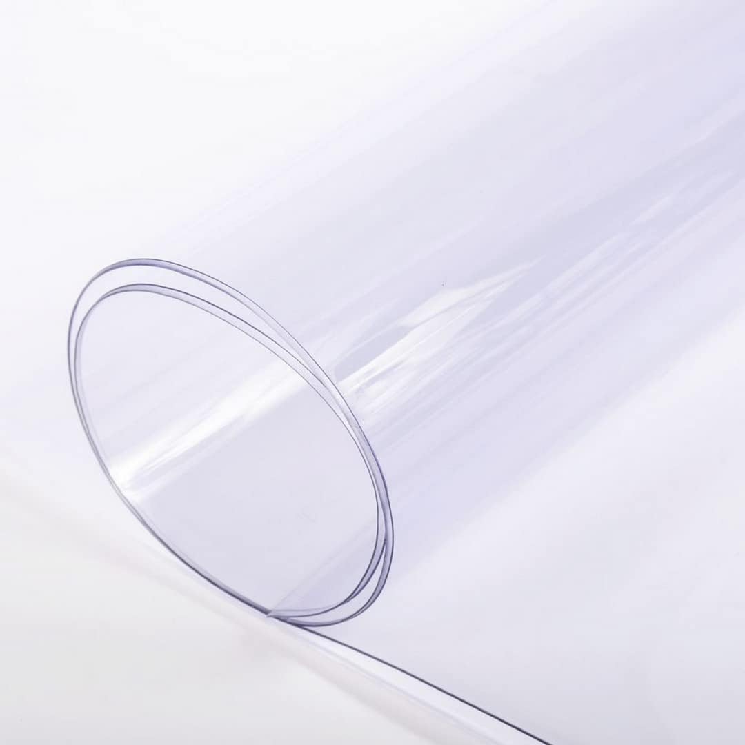 Farm Plastic Supply - Clear Vinyl Sheeting - 15 Mil - Clear Vinyl Roll, Plastic Sheeting, Sheet for Storm Windows, Tablecloth Protector (5.5' x 3.5')