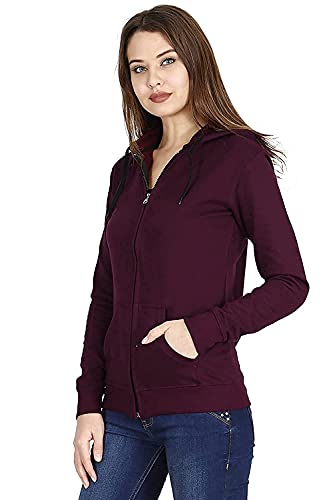 Image of Solid Winter Jacket Hoodie for Women & Girls