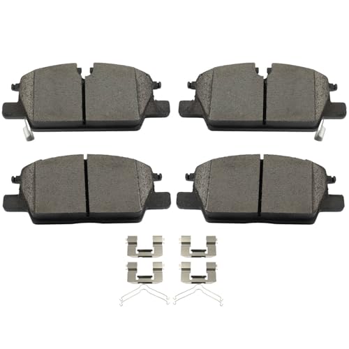 Image of cciyu D2345 Brake Pads w /Hardware Front Disc Brake Pad Set