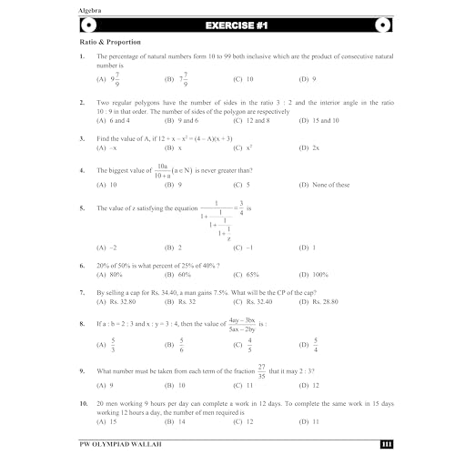 Image of PW Olympiad Wallah Classes 8-10 The Math Olympiad Launchpad by Rishi Joshi Sir and Vivek Bansal Sir | Ideal For SASMO, NMTC, Maths Kangaroo, AMC, IOQM Foundation Exams | With PYQs