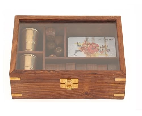 Set de juegos de madera Old Modern Handicrafts 3 en 1 miniatura 1