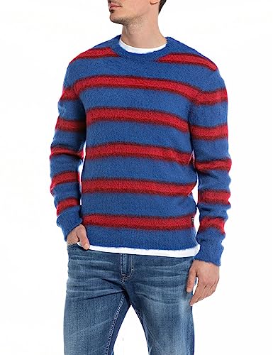 Sweater Replay Uk2511 chaud en laine mélangée pour homme