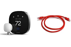 ecobee Premium Smart Thermostat with Room Sensor and Air Quality Monitor