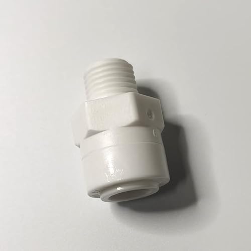 Malida Quick Connector 1/4 Npt Male X 3/8 Od Tube, Push To Connect Tube Fitting For Ro/Di Water Filter Systems,10 Pack. #TOP3