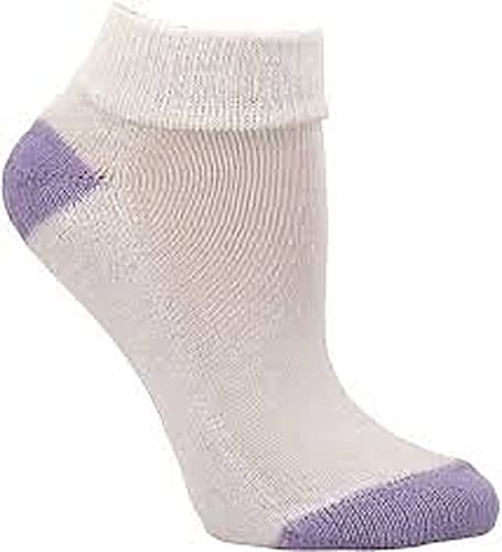 Fruit of the Loom Girls 6-Pack Crew Socks, Assorted 1, 4-10,