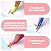 2Pcs Professional Magnetic Staple Remover, Colored Staple Puller Stick for Office Home School Classroom, Stapler Remover Upholstery Staple Remover for Household/Bussiness (#PP)