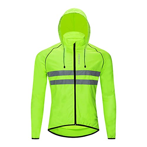 Veste de cyclisme pliable verte pour ne plus souffrir du vent froid cet hiver - 3