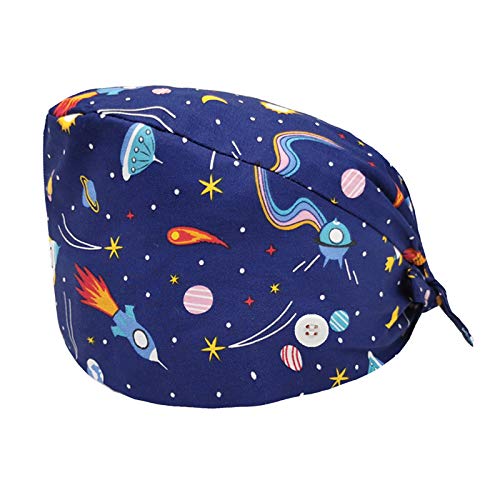 BUDAOWENG Bonnet Chirurgical Calot Chirurgical Fleur Chapeau d'infirmière Tissu Turban Chimio Coton pour Filles Femmes Chapeaux Bonnet de Bain Bandeau Foulard Front Croisé Musulmanes Cheveux Sortie Cover