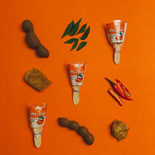 Image of GO DESi Imli Pop Tamarind & Jaggery Candy| Tangy Imli | Imli Candy | Lollipop | Digestive Candy | (50 Piece), 450 gm & Dried Sweet Amla Bites & Lemon Chaat (Pack of 10), 240gm
