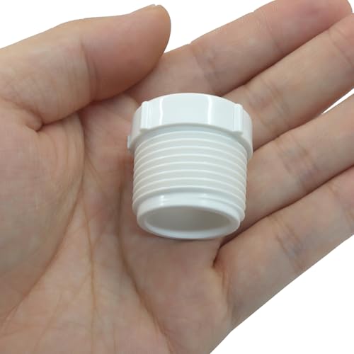 OSVJE 10 Pack PVC Pipe Fitting, 3/4 Inch Male Thread Bulk Fittings 1/2 Inch Female Threaded Reducer Bushing, Coupling Pipe Adapter Connectors for Plumbing/Construction - Thumbnail 3