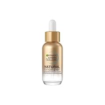Garnier Gocce Viso Autoabbronzanti Natural Bronzer, Per un’Abbronzatura Naturale e Luminosa, A Rapido Assorbimento, Azione Idratante, Con Acido Ialuronico e Acqua di Cocco, Ambre Solaire, 30 ml