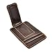 Le'aokuu Mens Genuine Leather Cowhide Magnet Money Clip Credit Case Case Holder Slim Wallet (The Coffee)