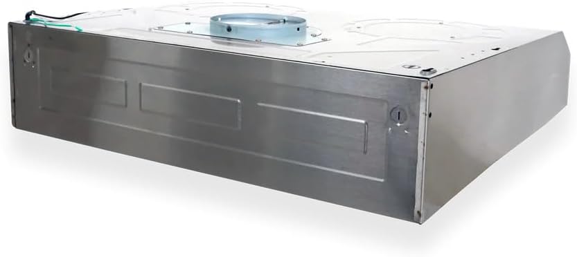 Line drawing of Sakura U3H range hood with dimensions