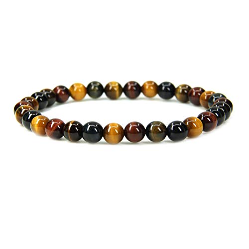 Bracelet élastique perles 6 mm | Finis les fermoirs difficiles, taille 17,8 cm