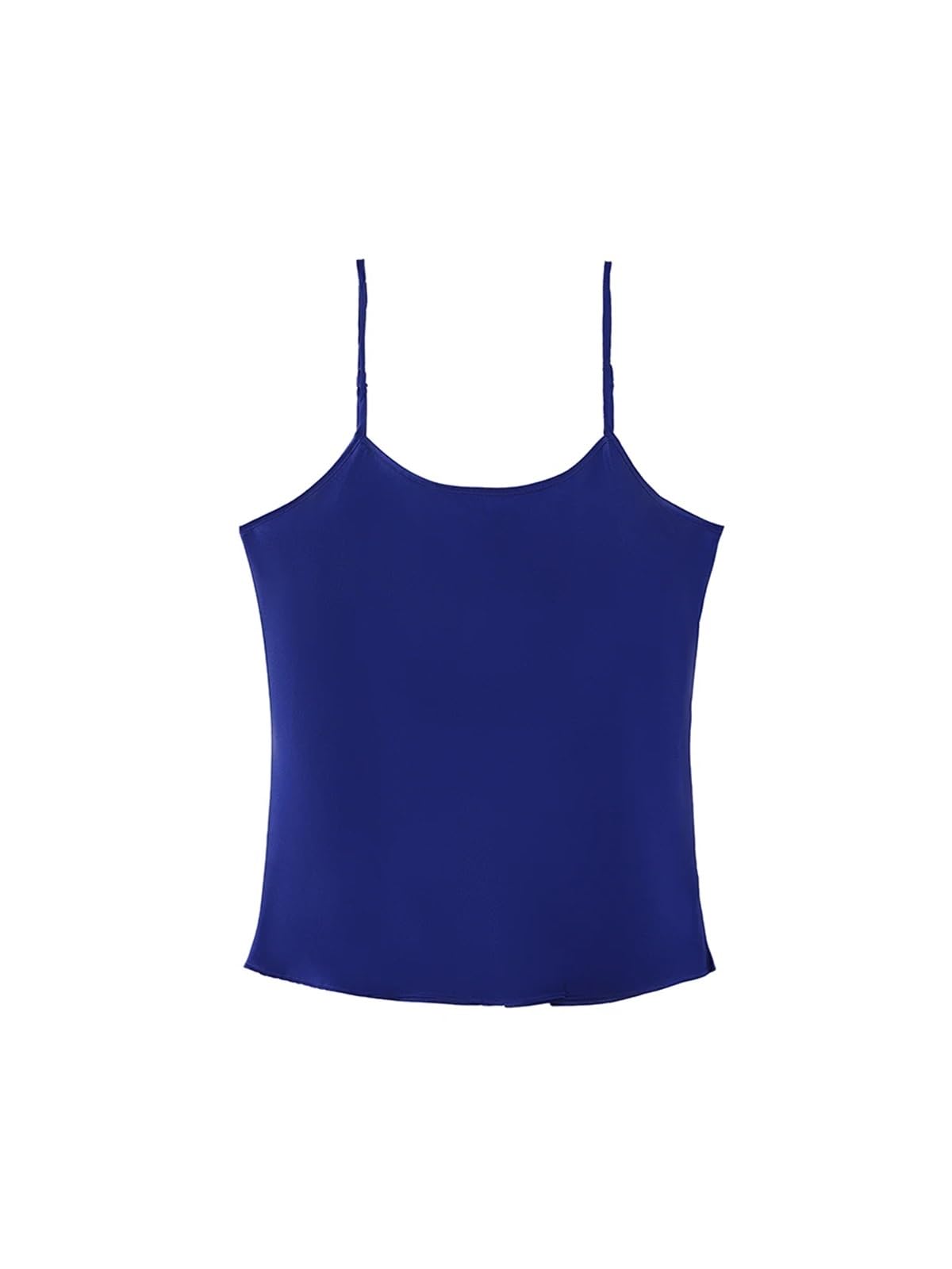 Camisola SóLida BáSica Camisolas de Seda auténtica for Mujer, Camisetas Lisas y cómodas, básicas Primavera Verano para Niña Camisola