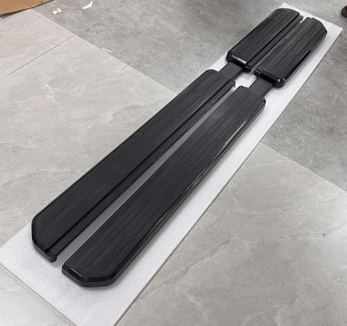 2PCS Estribos Anchos 6'' ABS Negro para Jeep Compass 17-22 miniatura 2