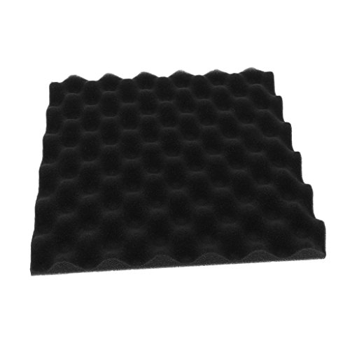 Eggcrate Studio Acoustic Foam Soundproof Panels Noise Dampening Black