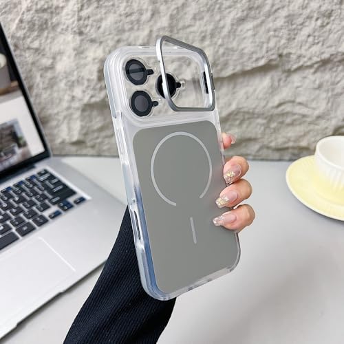 Coque iPhone 14 Plus aimantée en silicone rigide gris antichoc