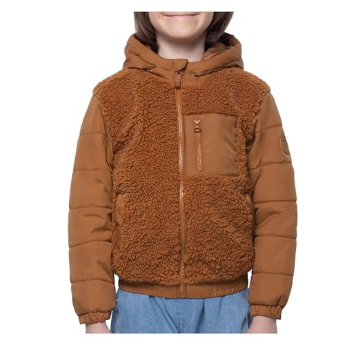 Rokka&Rolla Boys' Water-Resistant Teddy Sherpa Puffer Jacket3